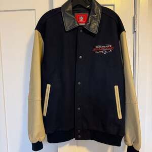 New England Patriots Super Bowl XXXIX Champions Varsity Jacket, Wool/Leather, Si